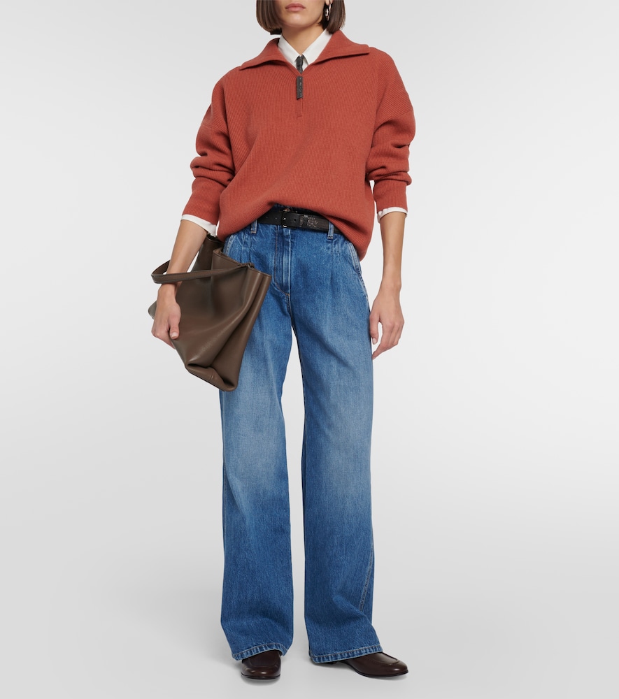  Brunello Cucinelli Brunello Cucinelli Polopullover Aus Kaschmir 
