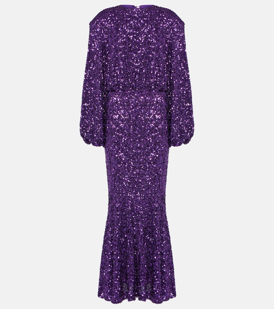 Rotate Sequined maxi dress