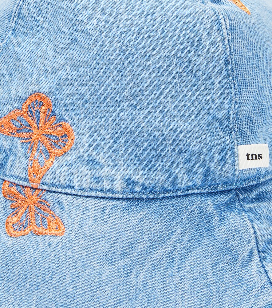  The New Society The New Society Bestickter Hut Burbank Aus Denim 