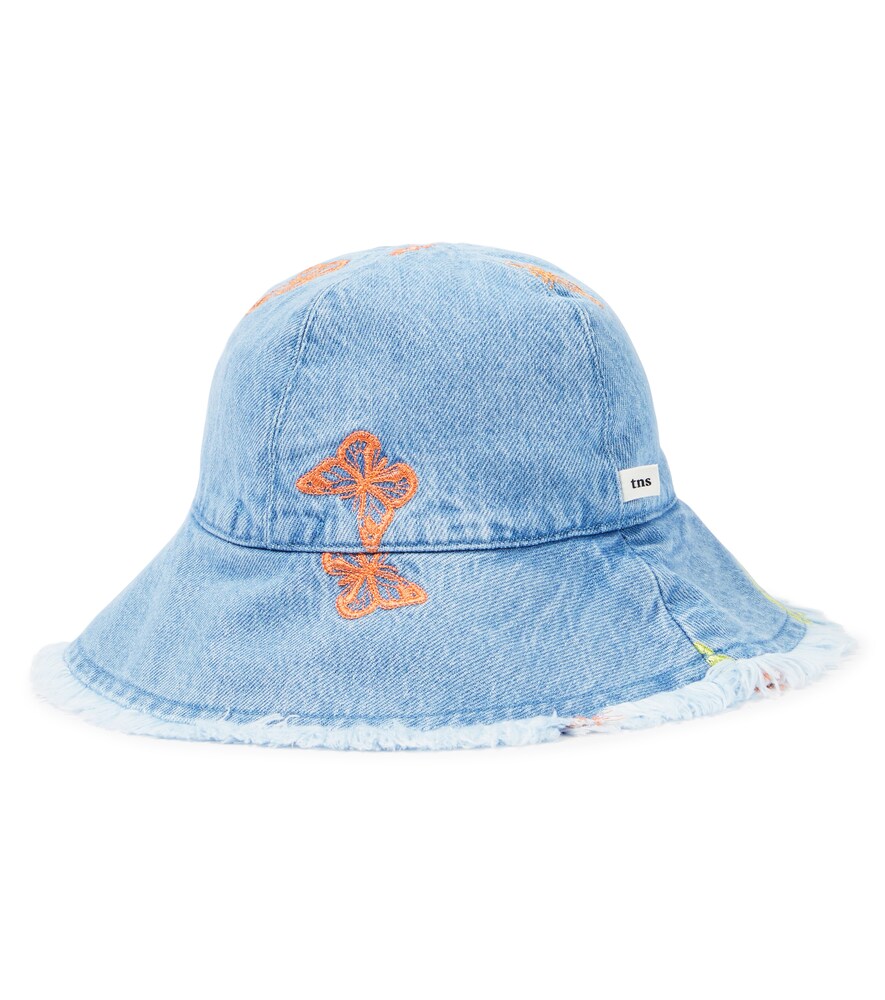  The New Society The New Society Bestickter Hut Burbank Aus Denim 