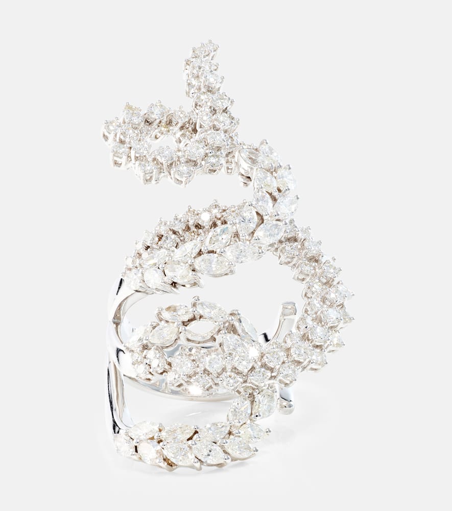 Yeprem 18kt gold ring with diamonds