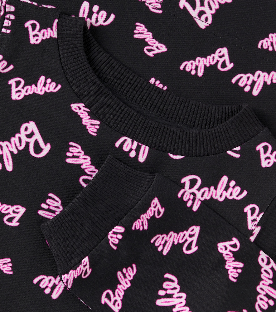  Monnalisa Monnalisa X Barbie® Bedrucktes Kleid Aus Jersey 