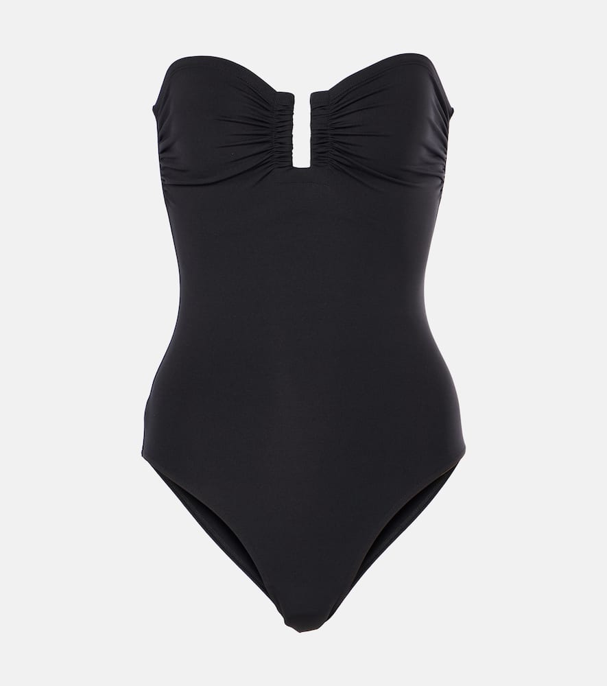 Shop Eres Cassiopée Bandeau Swimsuit In Black