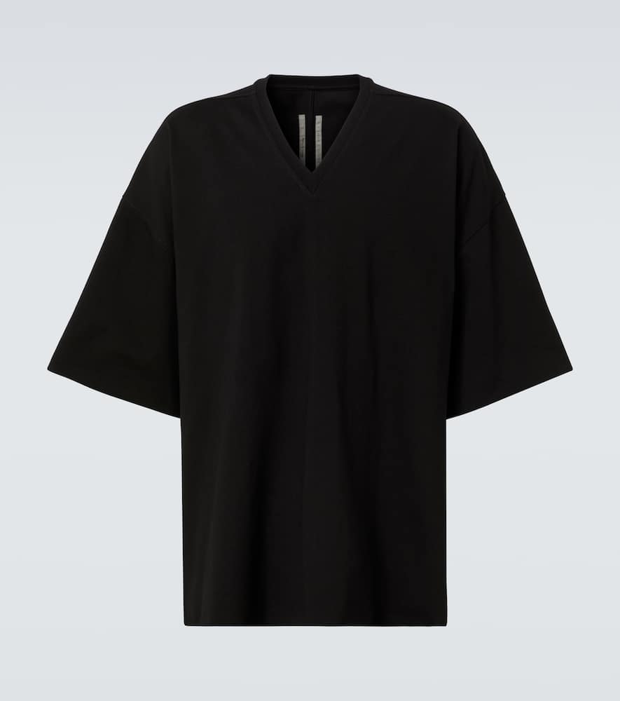 Rick Owens Tommy T Oversized Cotton-jersey T-shirt In Black