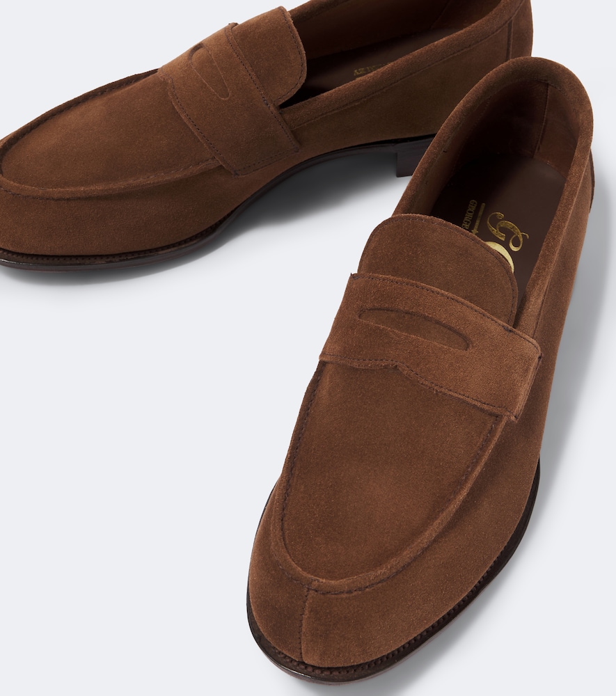 Cannes Suede Penny Loafers