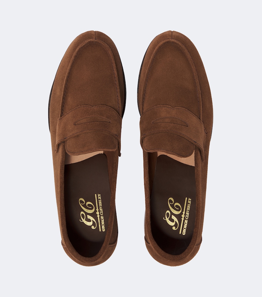 Cannes Suede Penny Loafers