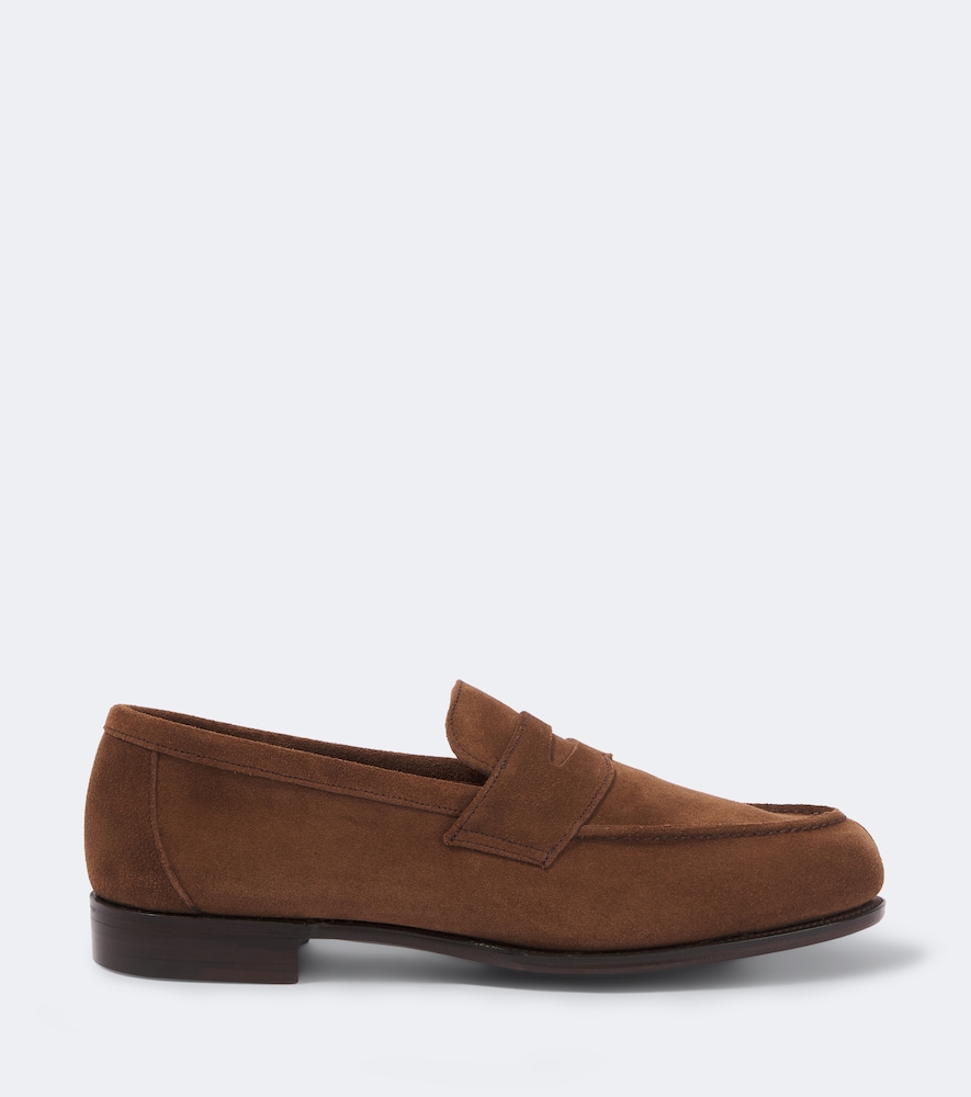 Cannes Suede Penny Loafers