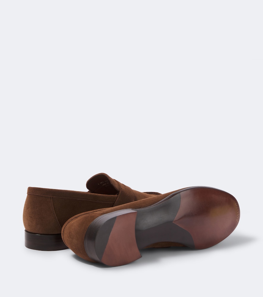 Cannes Suede Penny Loafers