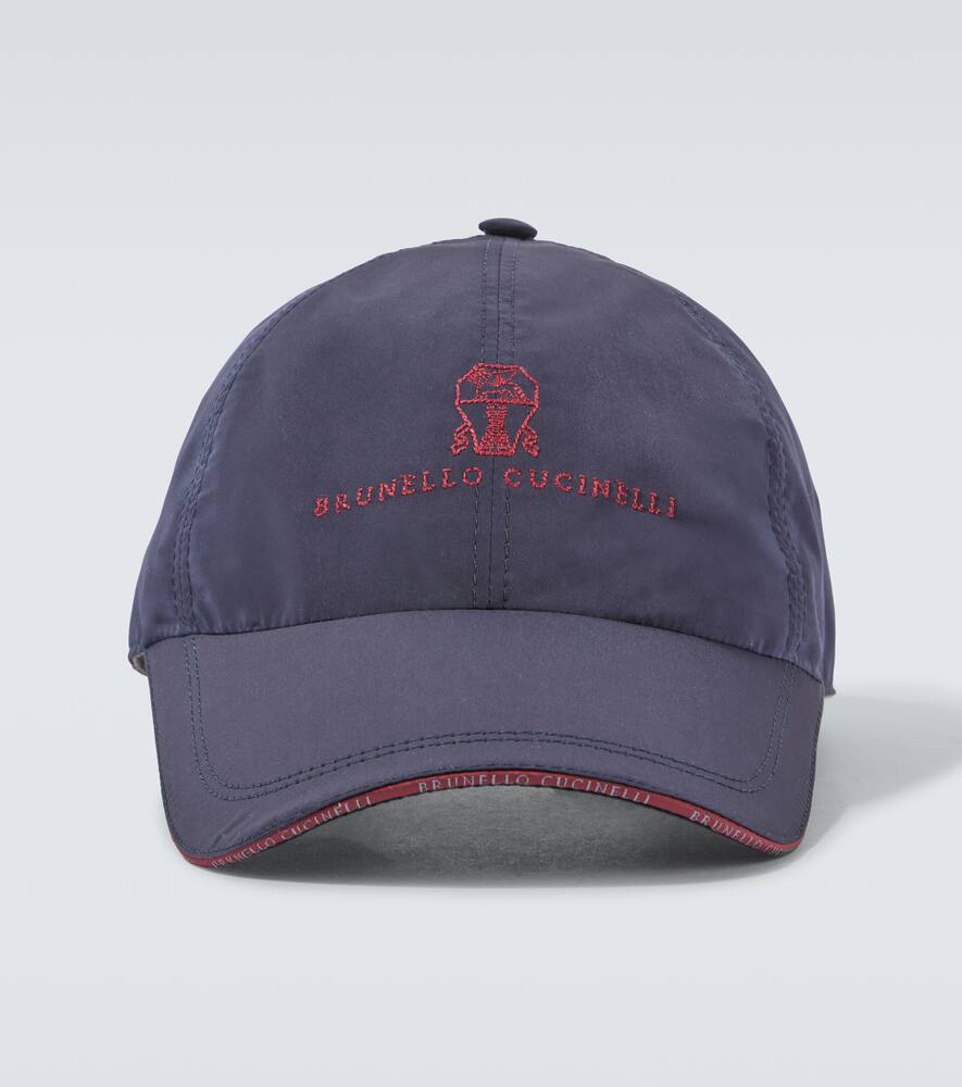 Brunello Cucinelli Logo embroidered baseball cap