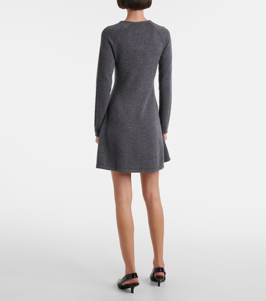 Lisa Yang Didih Cashmere Midi Dress In Grau