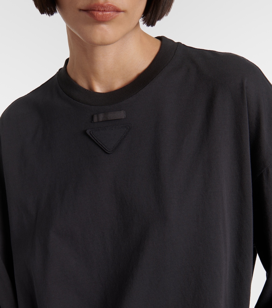  Prada Prada Logo Oversized Cotton T-shirt 