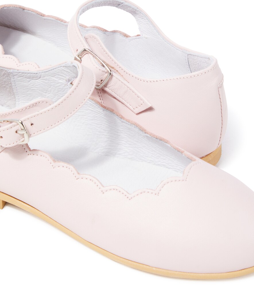  La Coqueta La Coqueta Leather Mary Jane Flats 