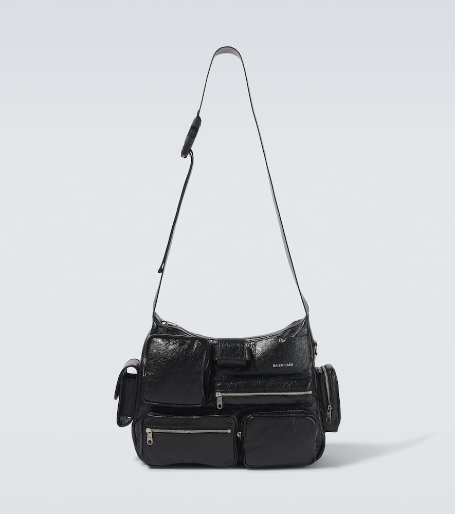 Superbusy leather messenger bag