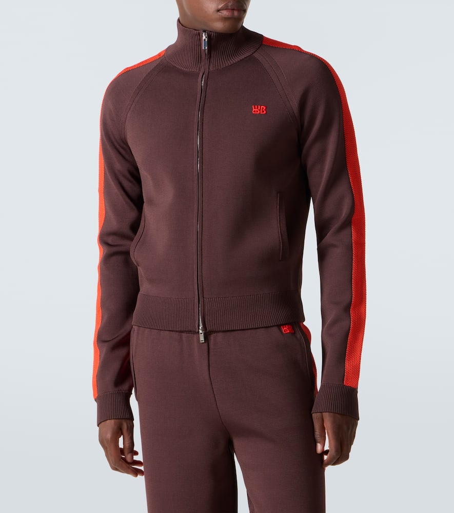 Wales Bonner Tide Track Jacket In Brown