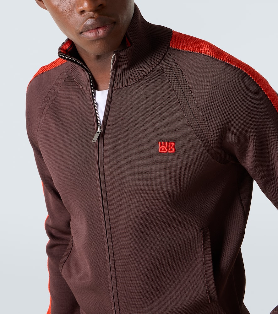 Wales Bonner Tide Track Jacket In Brown