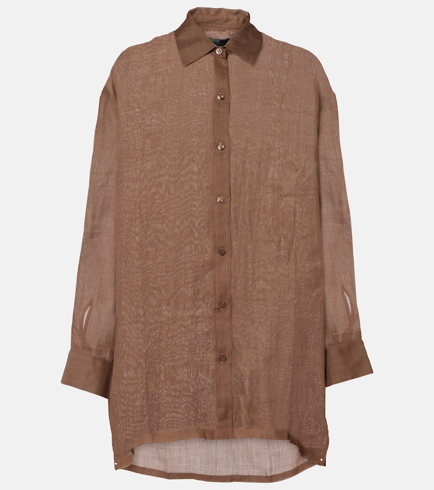 Niko oversized ramie shirt
