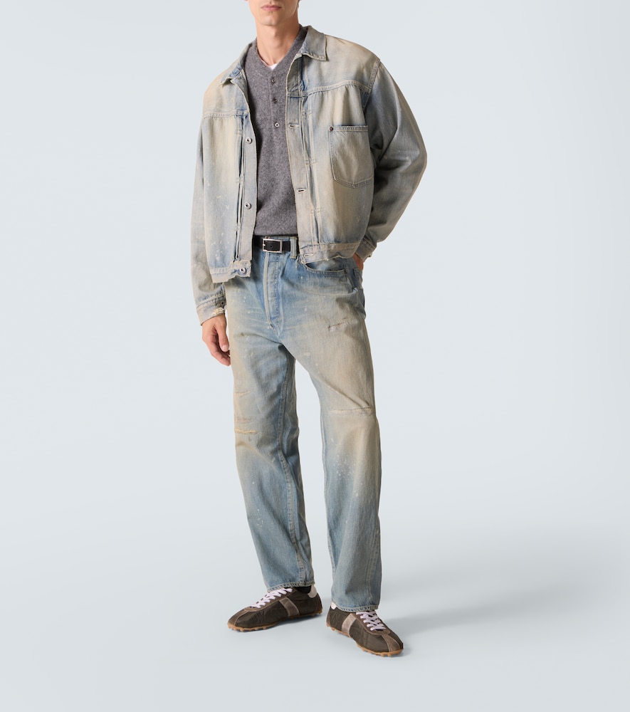  A.presse A.presse Distressed Straight Jeans No. 37 