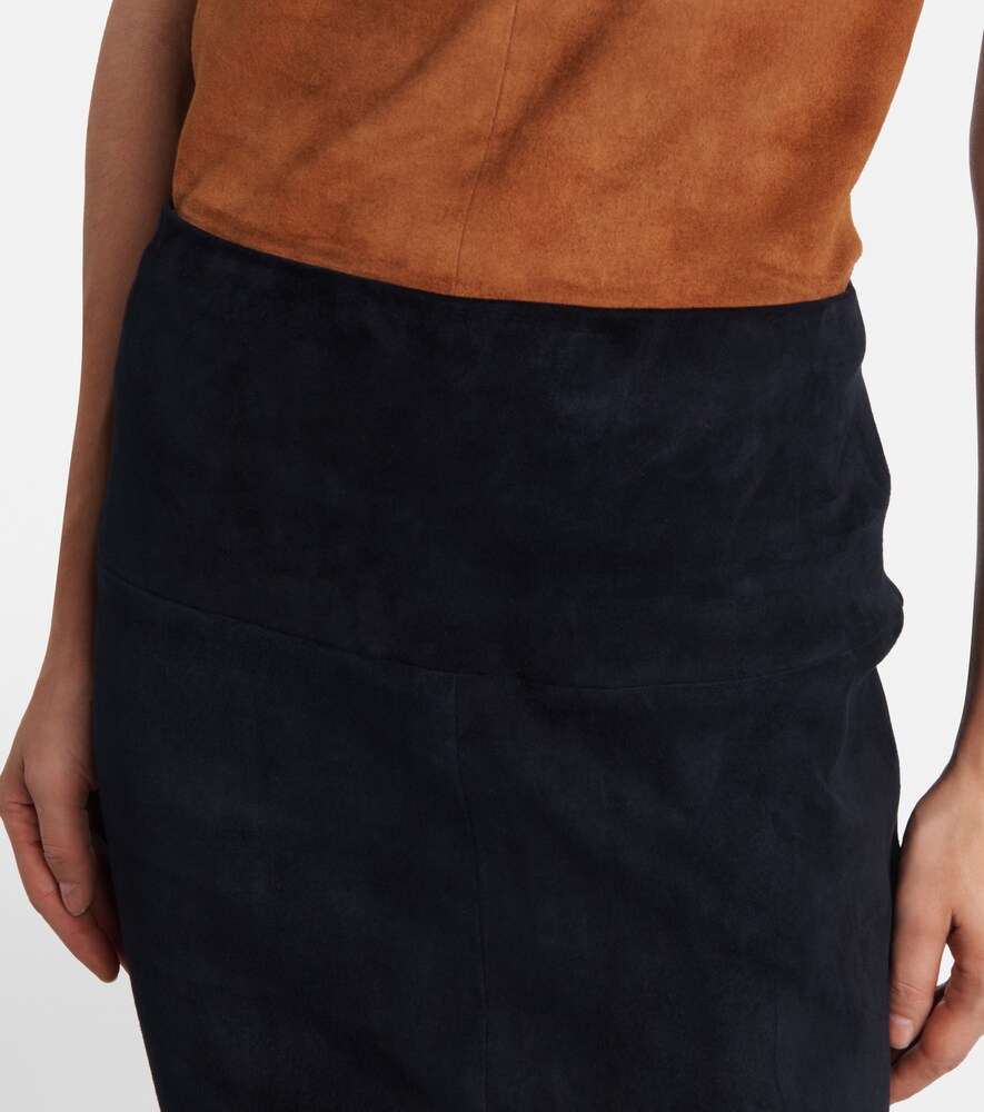  Stouls Stouls Gin Suede Pencil Skirt 