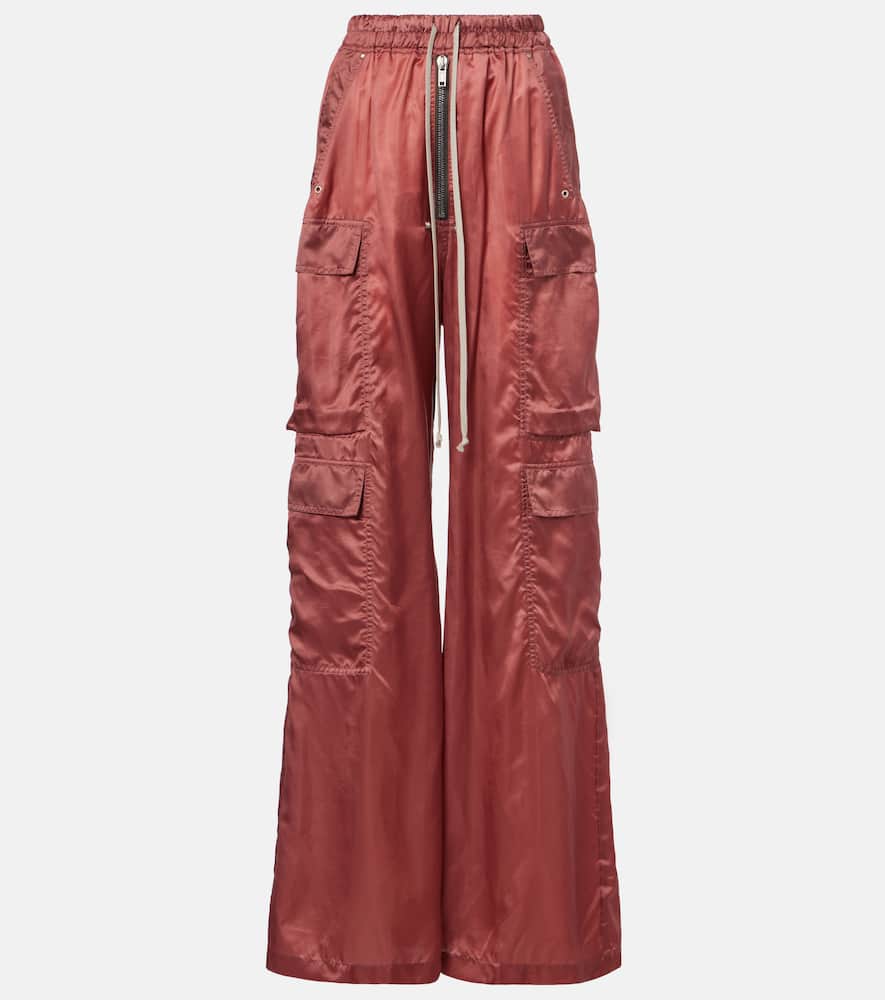 High-rise cargo pants
