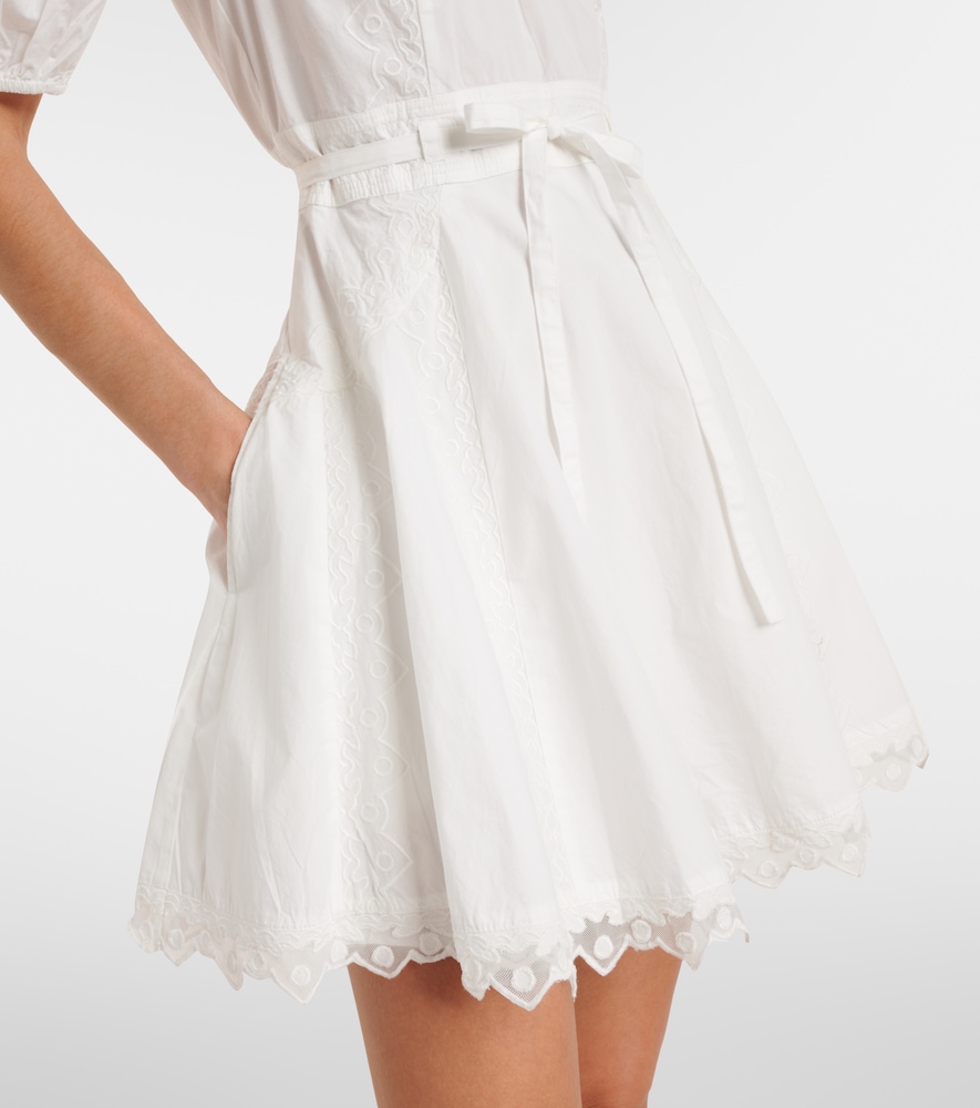  Ulla Johnson Ulla Johnson  Embroidered Cotton Minidress 