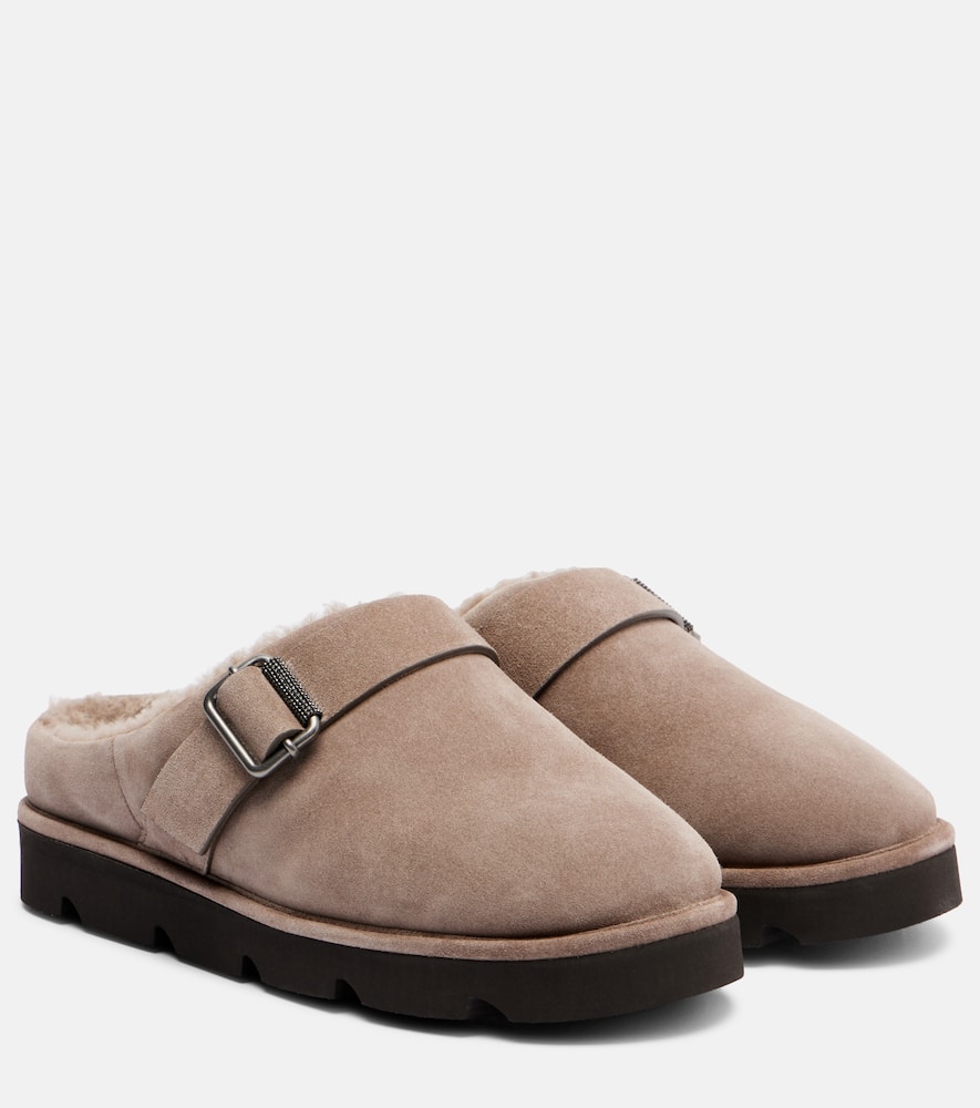Monili suede slippers