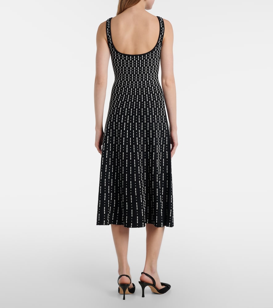  Staud Staud Ellison Compact Knit Midi Dress 