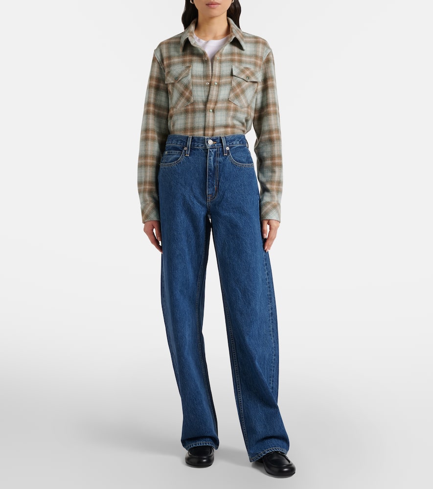 Slvrlake Cassie Wide-leg Jeans In Blue