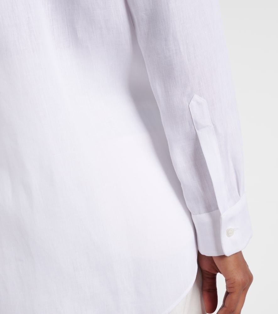 Gabriela Hearst Reyes Linen Shirt In White