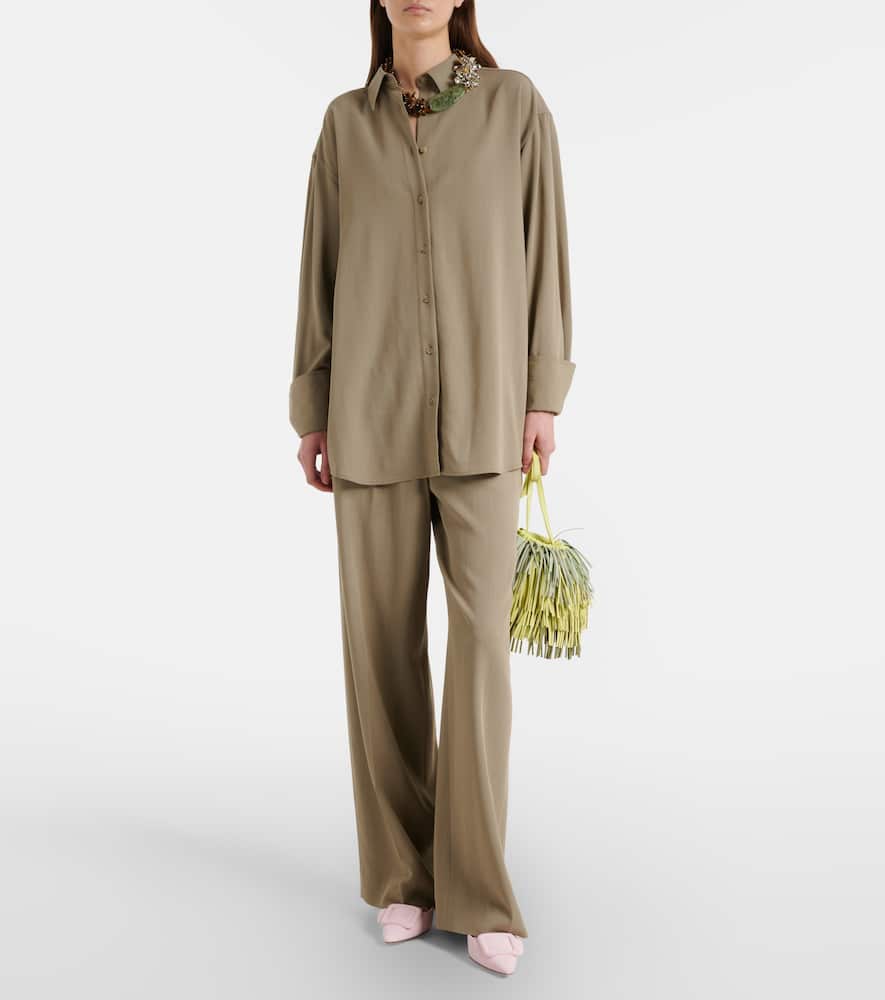 Manolo Blahnik Maysale 50 Suede Mules In Pink