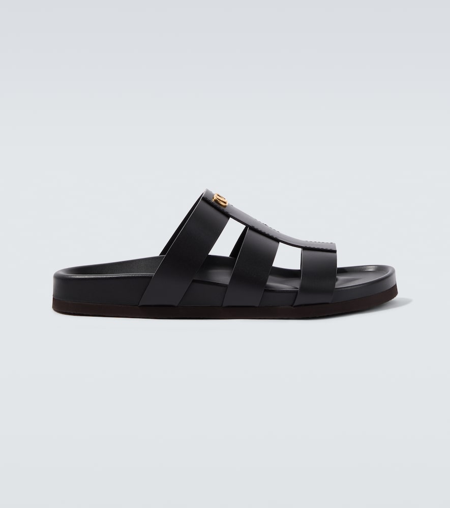 Valentino Garavani Studshield VLogo leather sandals