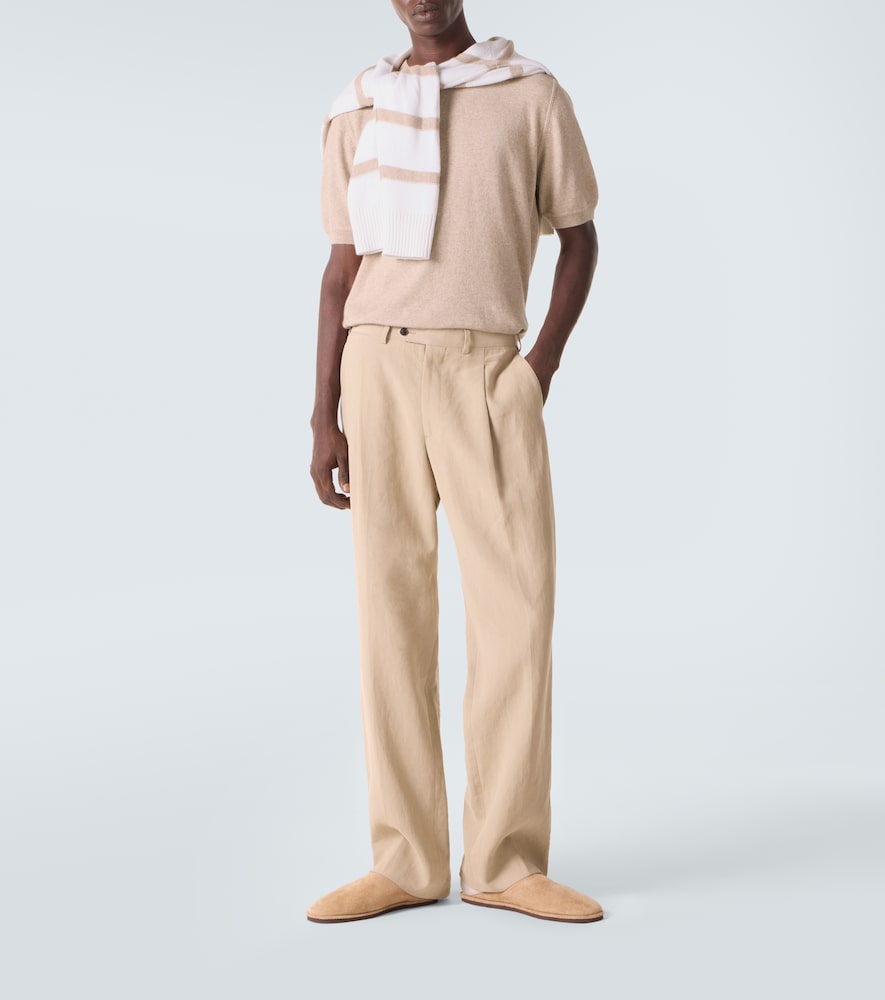  Allude Allude Cotton And Cashmere Sweater 