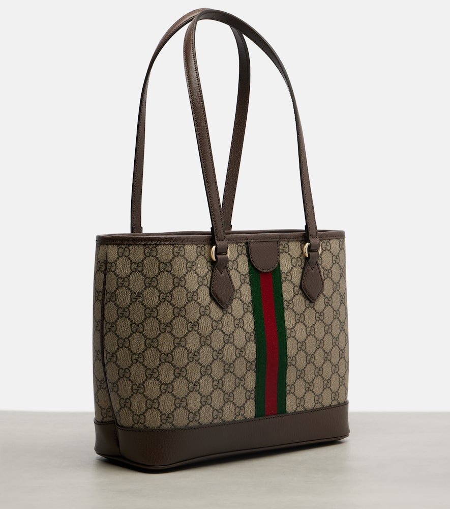 Gucci Ophidia Gg Canvas Medium Tote Bag In Neutral