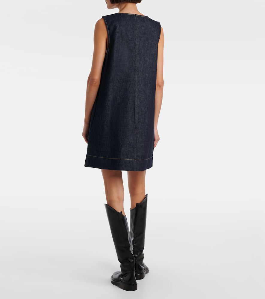 Frame Denim Minidress In Blue
