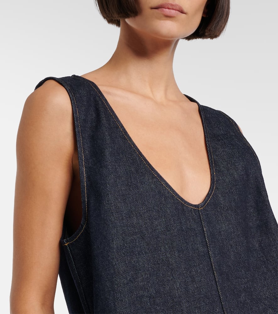 Frame Denim Minidress In Blue