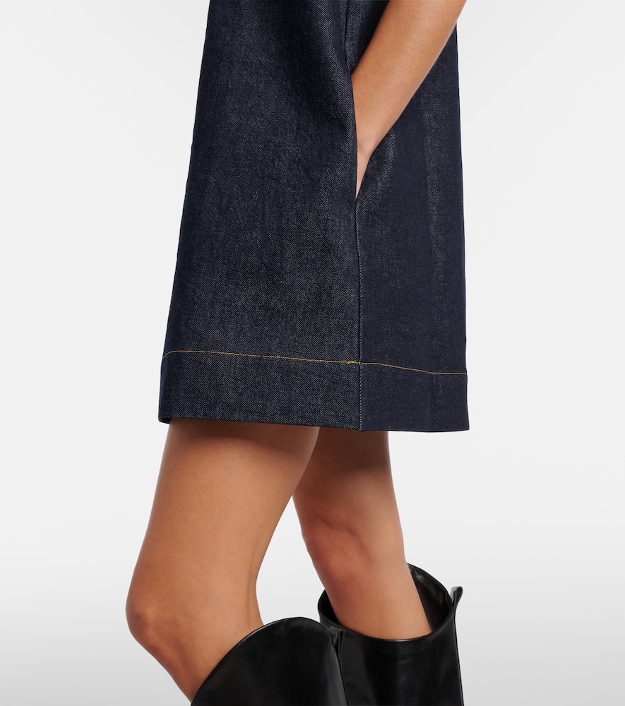 Frame Denim Minidress In Blue