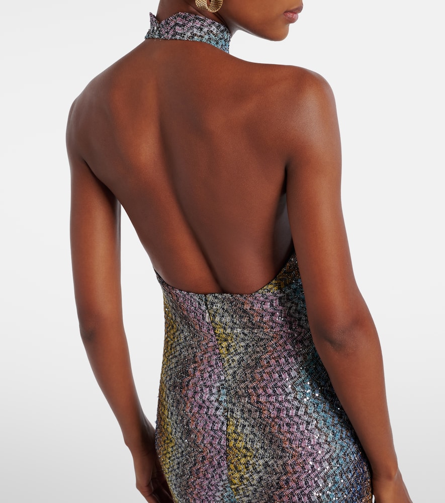  Missoni Missoni Robe Aus Häkelstrick Mit Pailletten 