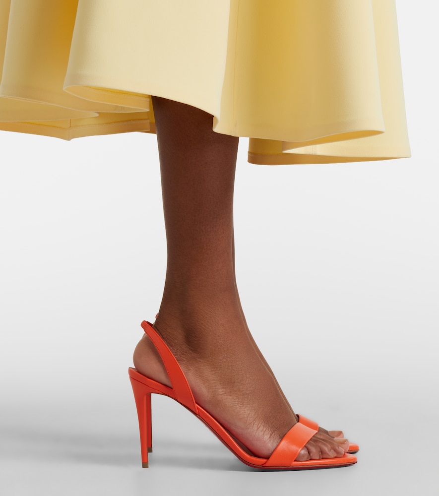 Christian Louboutin O Marylin 85 leather slingback sandals