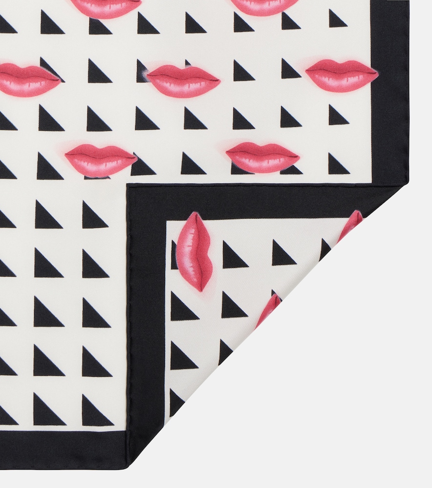  Prada Prada Bedrucktes Tuch Aus Seiden-twill 