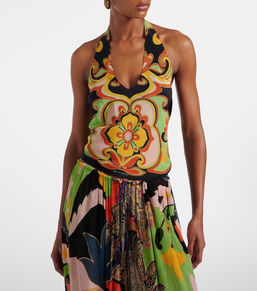  Etro Etro Floral Silk Top 