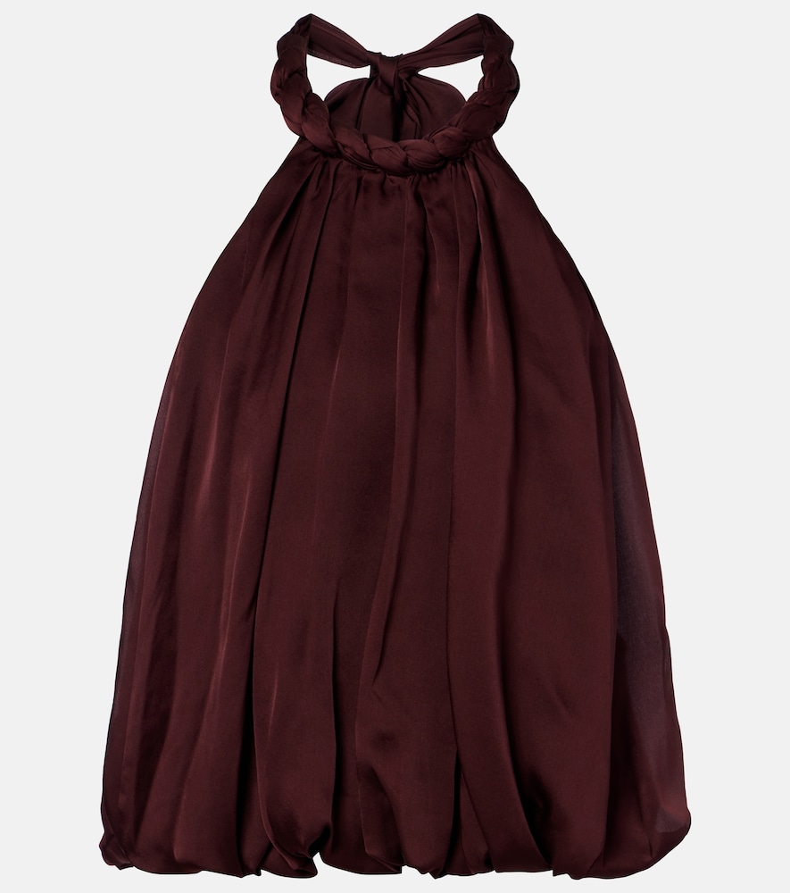 Zimmermann Luna silk satin chiffon top