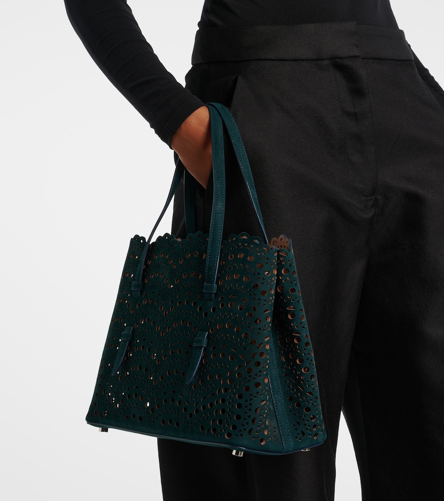 Alaïa Le Mina 25 Vienne Wave leather tote bag