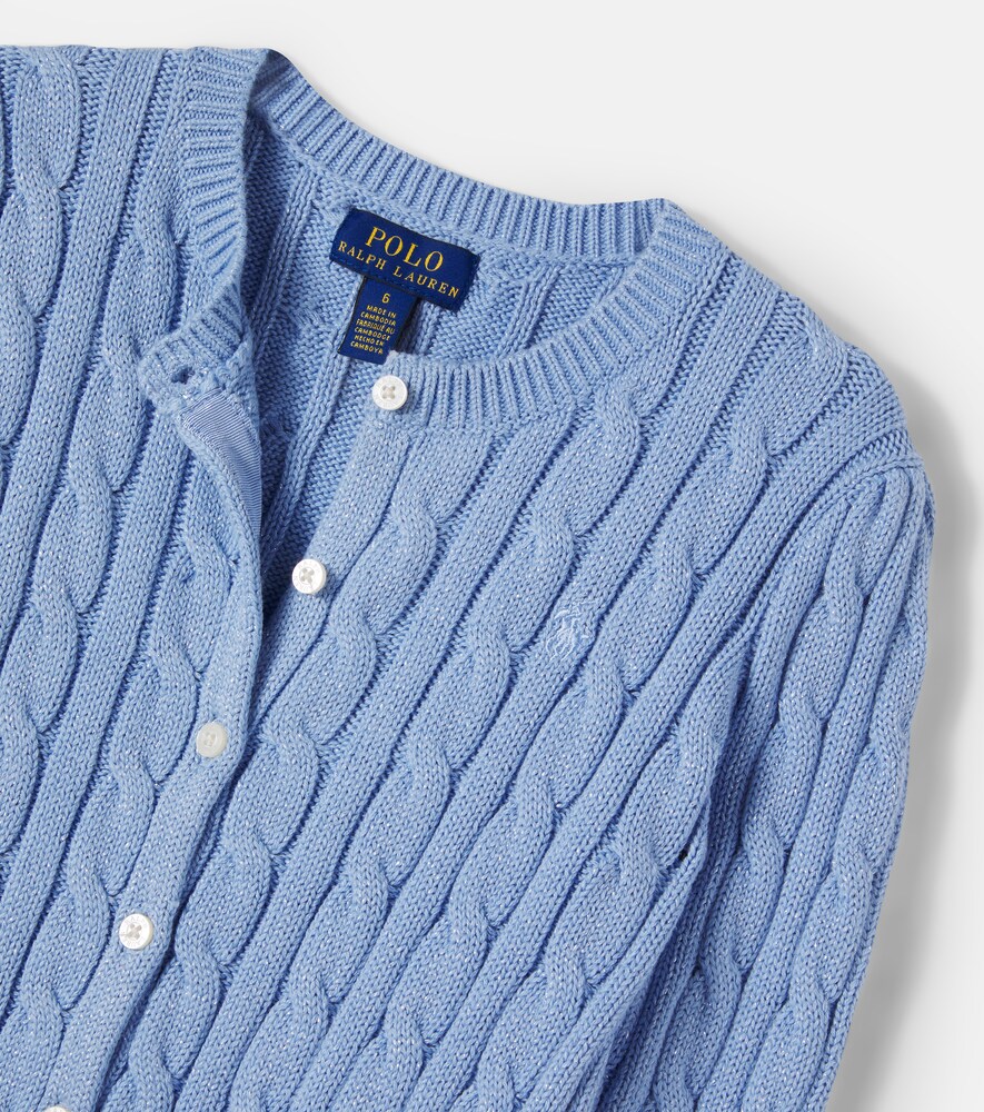  Polo Ralph Lauren Kids Polo Ralph Lauren Kids Cardigan Aus Einem Baumwollgemisch 