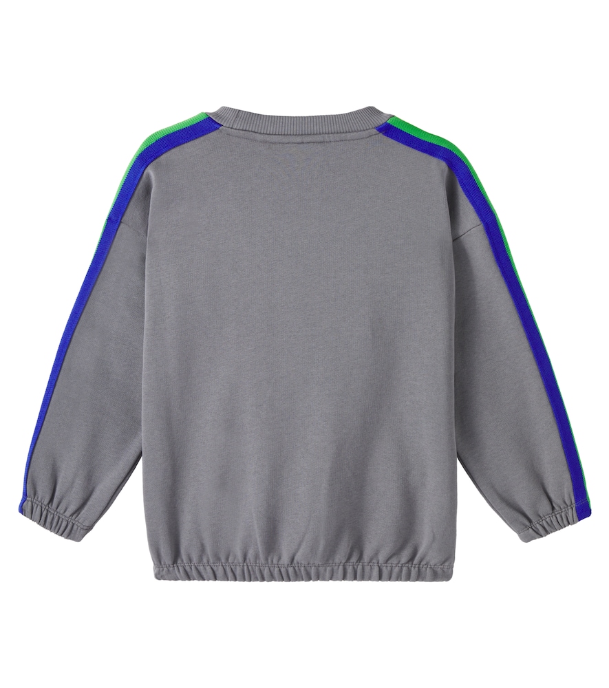  Mini Rodini Mini Rodini Besticktes Sweatshirt Aus Baumwoll-jersey 