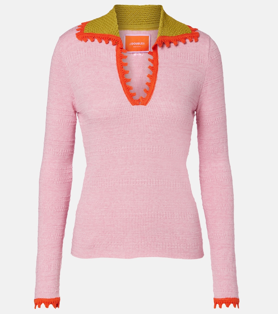 La Doublej Picket Cotton and Wool Sweater by La Doublej
