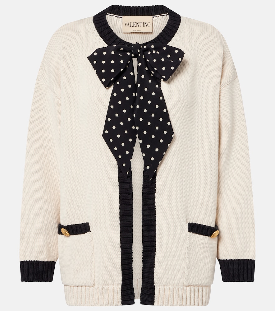 Cardigan aus einem Baumwollgemisch