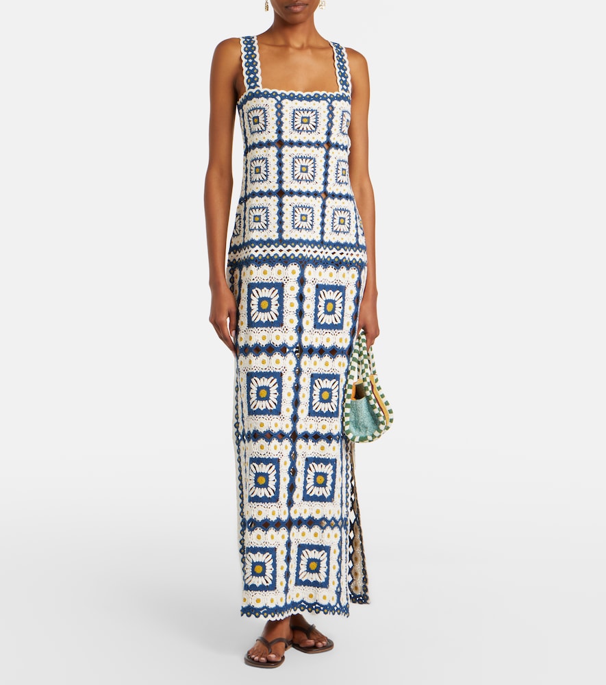 Alémais Dolly crochet cotton maxi dress