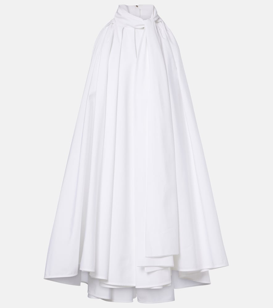 Givenchy Women's White Pleated Cotton Poplin Minidress UK Size 16 - Mytheresa