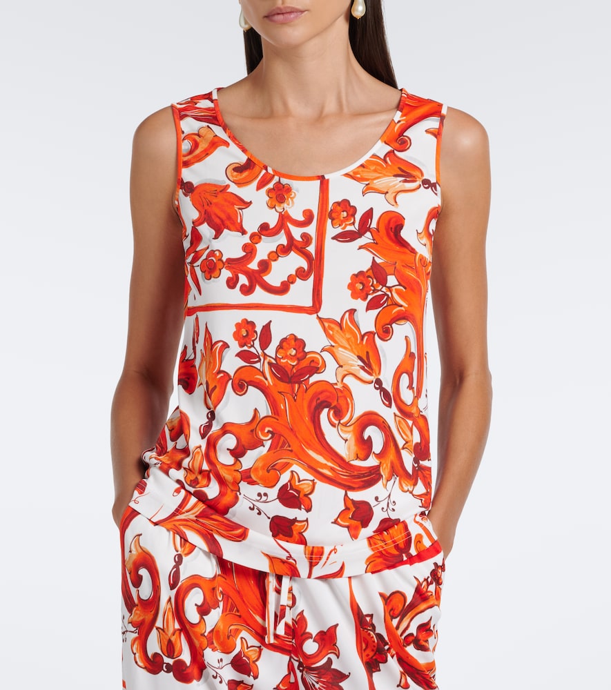 Dolce&Gabbana Majolica Tank Top