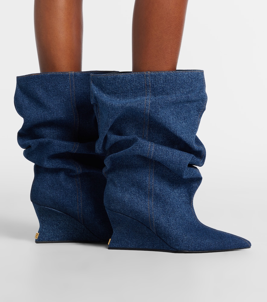 Denim Ankle Boots