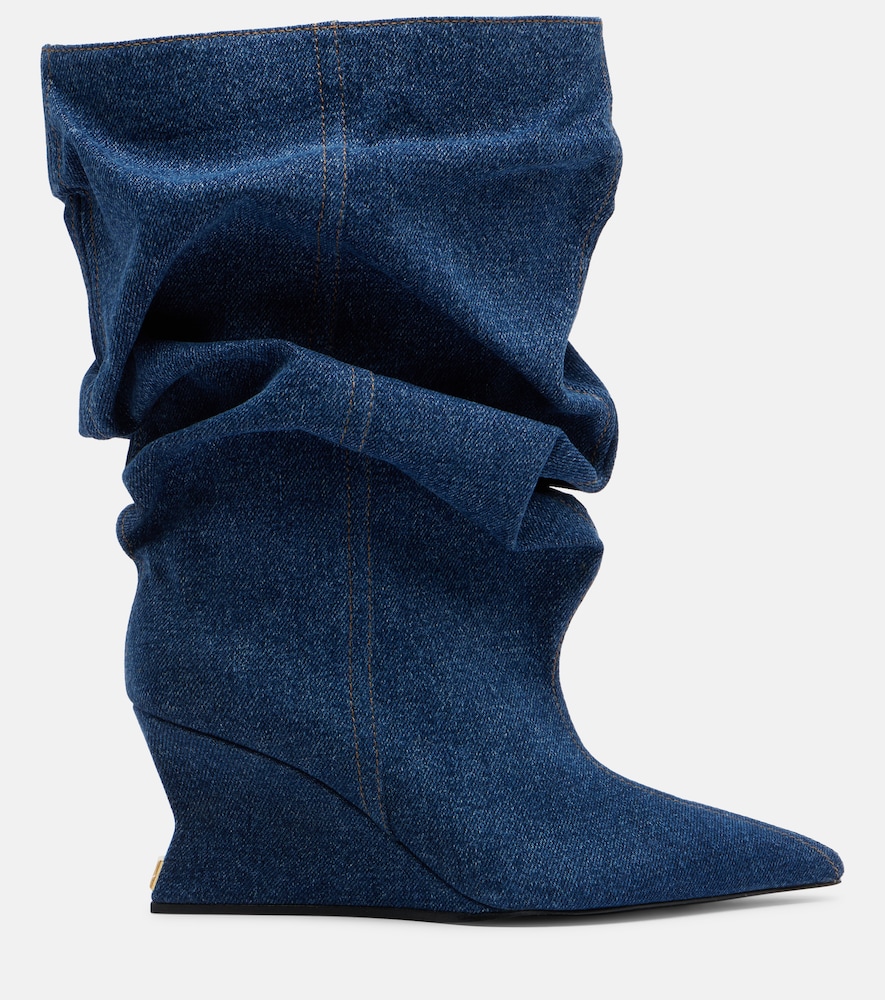 Denim Ankle Boots